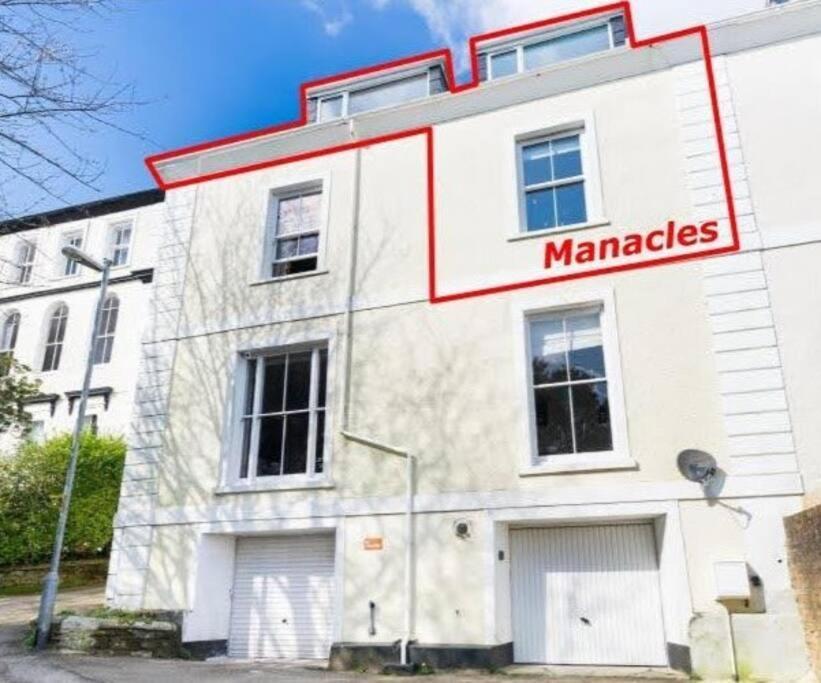 Manacles - Spacious Flat Near Beach With Sea Views & Parking Falmouth Exterior foto